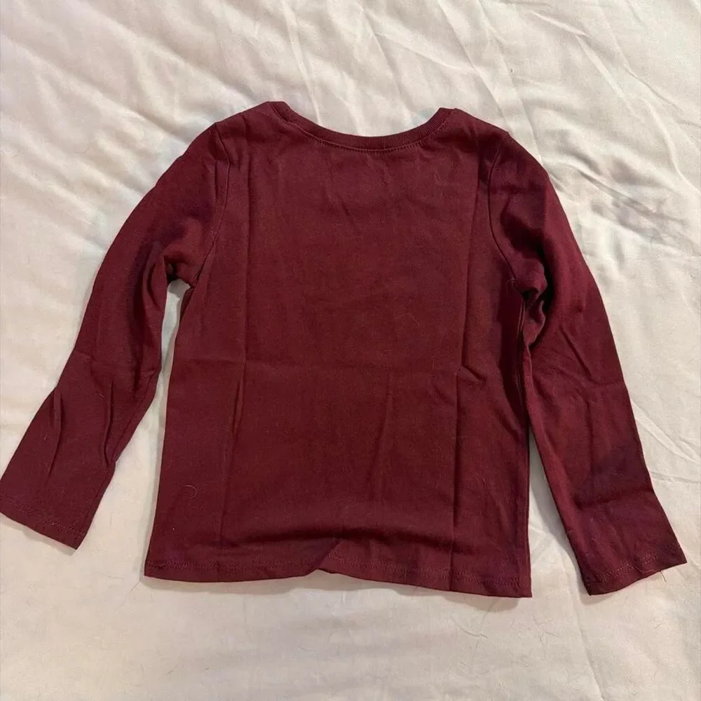 The-childrens place Burgundy and Red T-shirt- NWT - size 2T